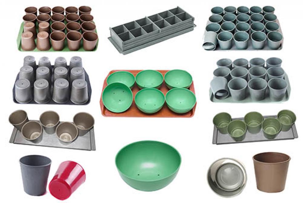 Горщики багаторазові для вирощування розсади.