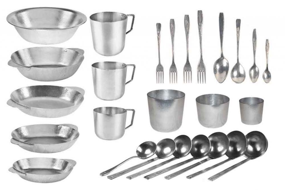 Туристичний посуд для рибалок і мисливців.