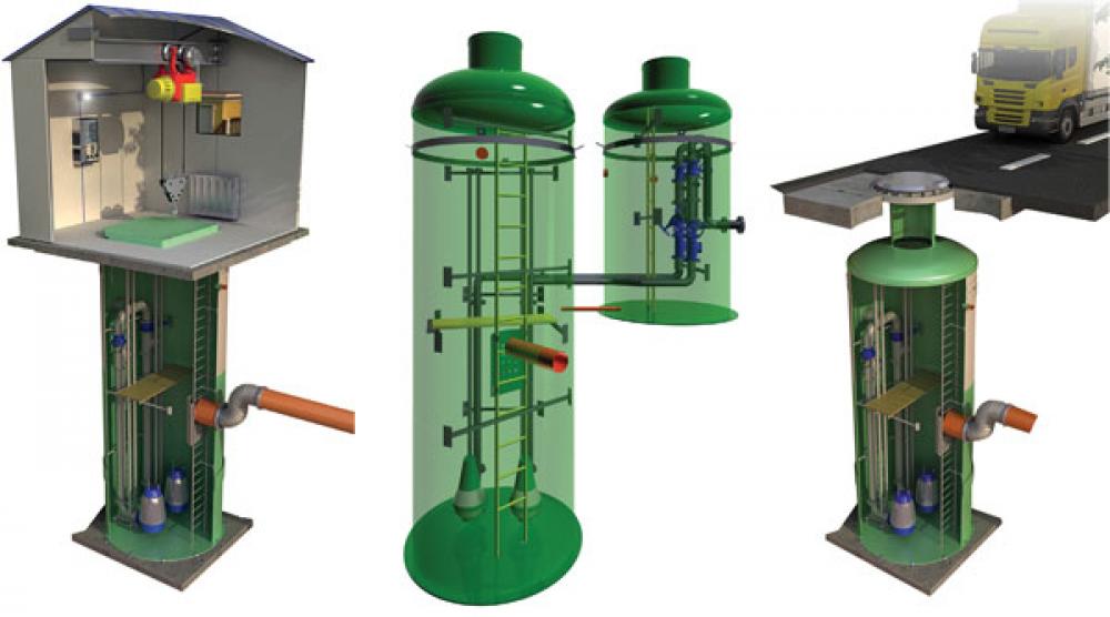 Канализационные насосные станции КНС, производство и доставка