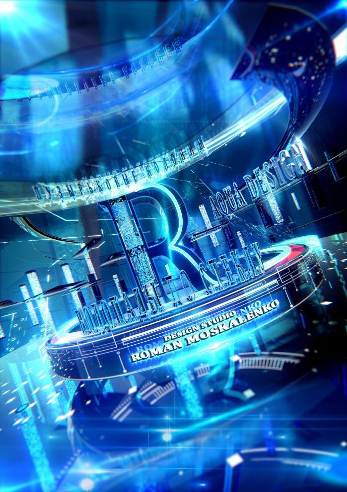 Водопад по стеклу в интерьере от дизайн студии Романа Москаленко