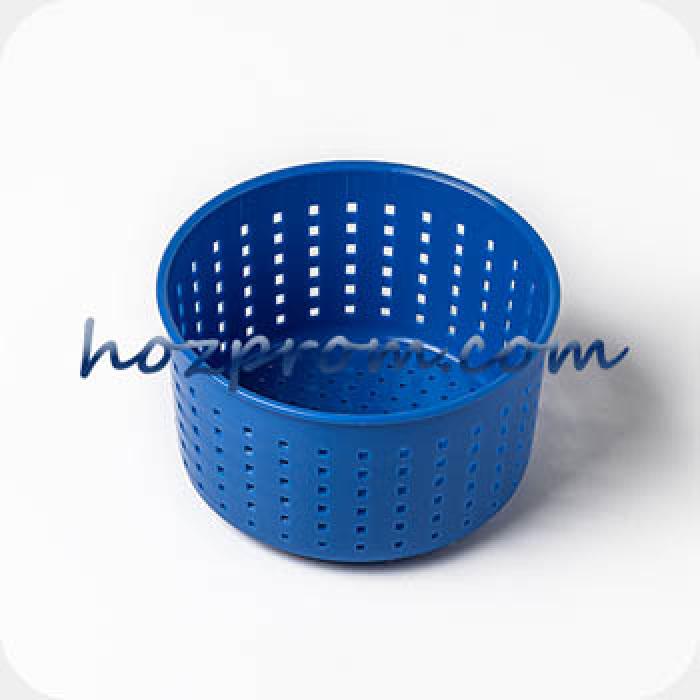 Синяя сырная форма Лазурь с выходом продукции 0,4 - 0,7 кг.