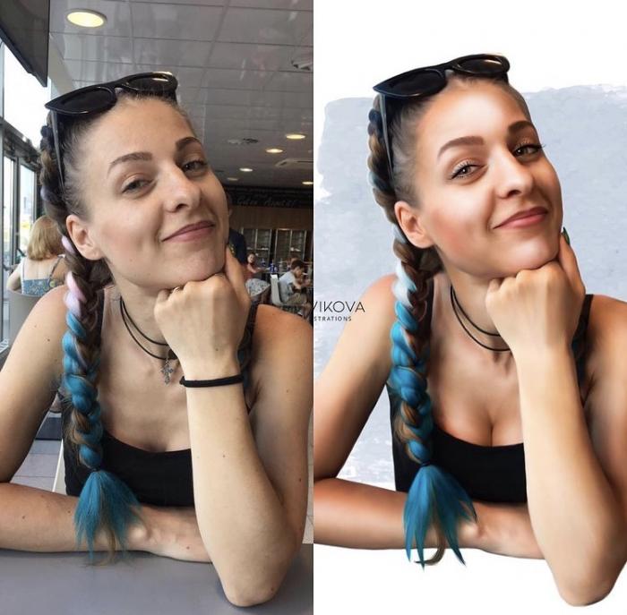 Портрет на заказ по вашим фото