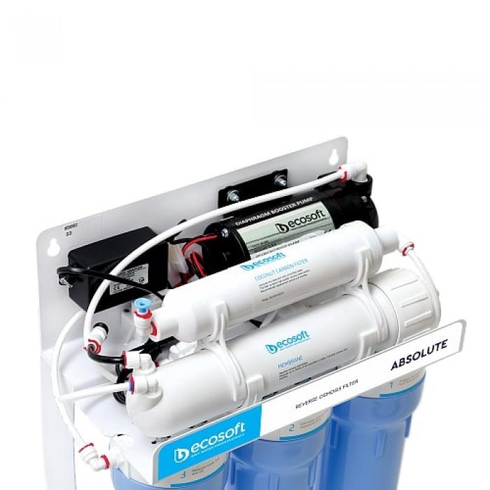 Система обратного осмоса Ecosoft Absolute с помпой на станине (MO550PSECO)