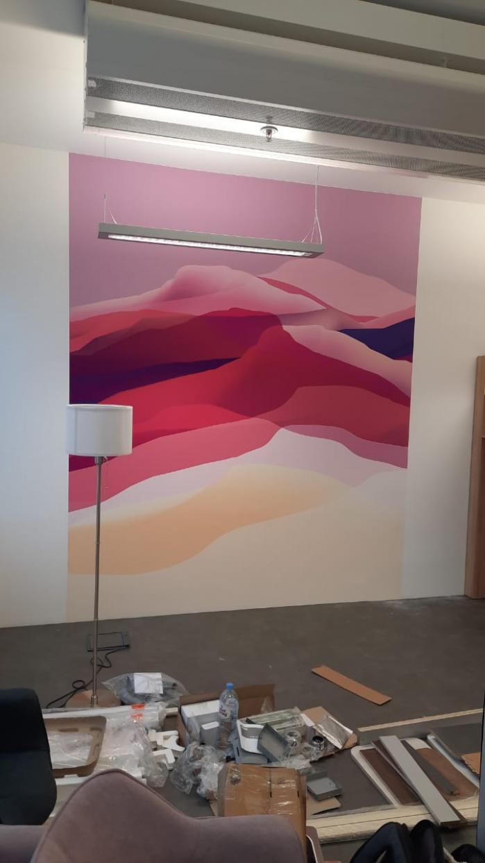 Производство обоев и холстов для печати.