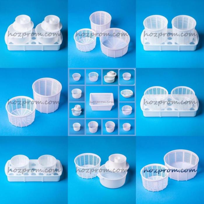 Комплекти форм для сиру, бринзи та творогу
