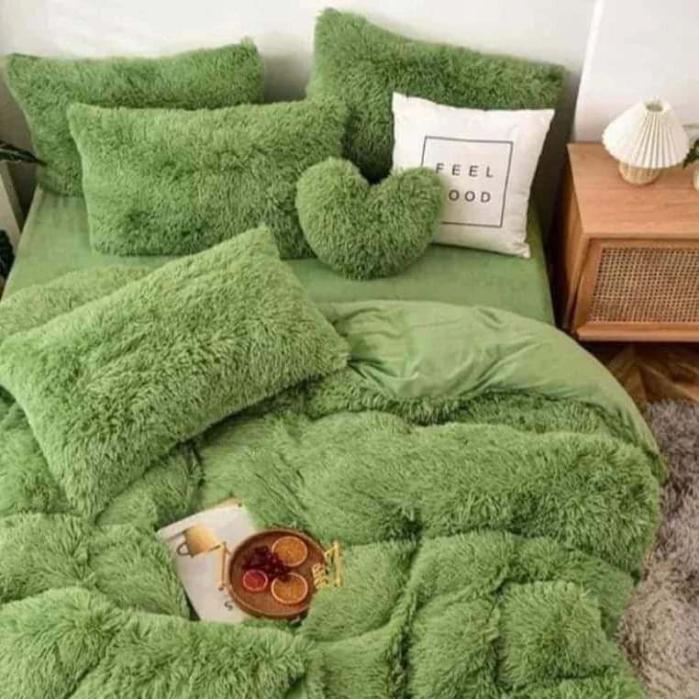Плюшевый комплект постельного белья