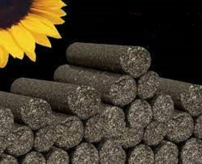 Пелети, брикети з лушпиння соняшника.