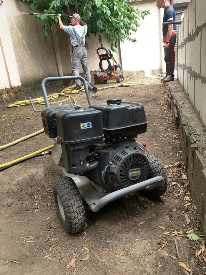 Мытье плитки керхером мойка двора