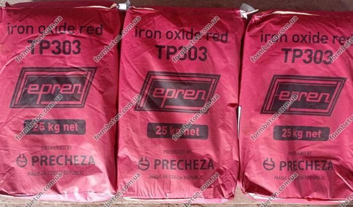 Краситель для тротуарной плитки красный Fepren ТР-303 Чехия