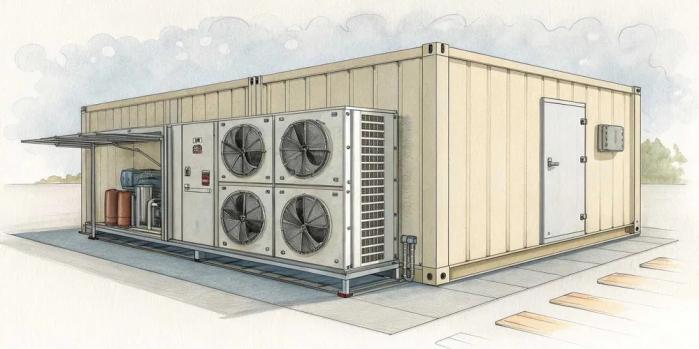 Xoлодильна камера, морозильна камера, шокова заморозка - промислові