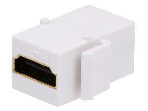 Keystone HDMI - разъем HDMI типа кейстон, гнездо-гнездо, для мультимедиа розеток