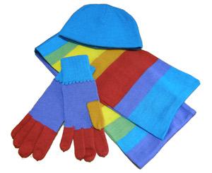 Вязаные шарфы, шапочки и перчатки с логотипом. Производство под заказ