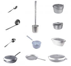 Алюмінієвий литий посуд.