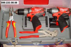 Профессиональный шуруповерт Milwaukee, Bosch, DeWalt.