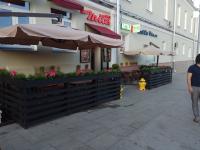 Зонт на боковой опоре 3.5 х 3.5 м.