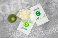 Упаковка для творога с прозрачными боковыми вставками