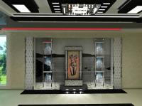 Водопад по стеклу в интерьере от дизайн студии Романа Москаленко